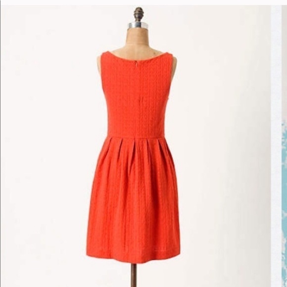 ANTHROPOLOGIE Torchon Embossed Ponte Dress - Picture 3 of 8